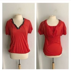 CLOSET CLOSING! FIRM $ Free People hooded top